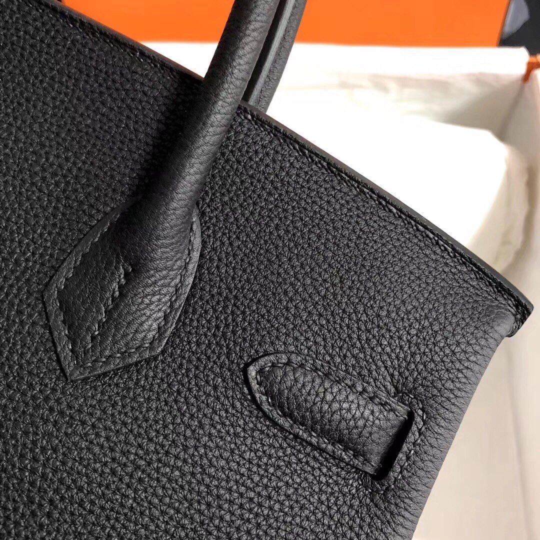 Hermes Birkin 35CM Togo Leather Handbag Black